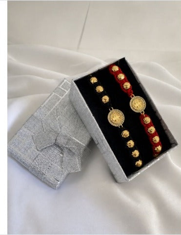 Par de Pulseras San Benito Protección 6 mm