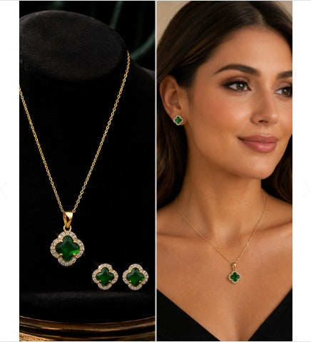 Set Trébol Esmeralda: Cadena + Topos