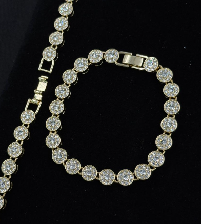 Collar Riviera de Circones Dorado