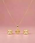 Set Trébol Collar y Topos